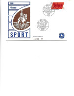 Germany -  Official First Day Cover 1980 - For Sport 8.051980 -  Equestrianism - 1981-1990