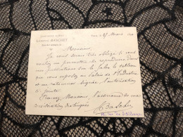 Bristol Signé De Ludovic Baschet, Artiste Peintre, Décorateur, Galeriste Et éditeur D'art Français 1890 - Pittori E Scultori