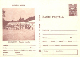 Romania Intreg Postal Arges Nucsoara - Covers & Documents