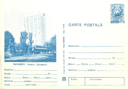 Romania Intreg Postal Bucuresti Hotel Dorobanti - Covers & Documents