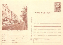 Romania Intreg Postal Arad Bulevard - Brieven En Documenten