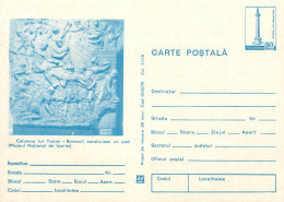 Romania Intreg Postal Fresca Columna Lui Traian Muzeul National De Istorie - Lettres & Documents