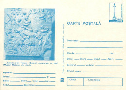 Romania Intreg Postal Fresca Columna Lui Traian Muzeul National De Istorie - Lettres & Documents