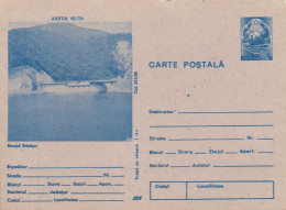 Romania Intreg Postal Valcea Baraj Bradisor - Brieven En Documenten