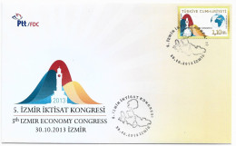 2013 - 5TH IZMIR CONGRESS - FDC - Brieven En Documenten