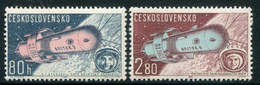 CZECHOSLOVAKIA 1963 Vostok 5 And 6 Space Flights MNH / **.  Michel 1413-14 - Unused Stamps