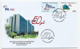 2014 - 50TH ANNIVERSARY OF TRT - FDC - Lettres & Documents