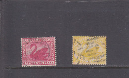 WESTERN AUSTRALIA - O / FINE CANCELLED - SWAN - CIGNE - 1898/1907 -  Yv. 53, 54     Mi. 44, 45 - Gebraucht