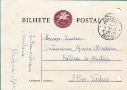 Portugal , 1964 , CONDUÇÃO SADO II Postmark On Postal Stationery - Poststempel (Marcophilie)