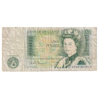 Billet, Grande-Bretagne, 1 Pound, KM:377b, TB+ - 1 Pound