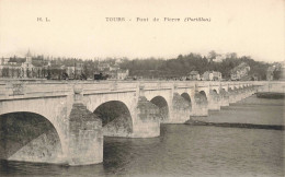 FRANCE - Tours - Pont De Pierre - Portillon - Carte Postale Ancienne - Tours