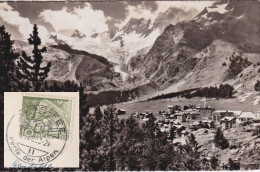 Saas Fee - Fee Gletscher, Alphubel, Täschhorn         1953 - Täsch