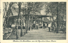 Laren - Baarn, Theehuis De Heidebloem Aan Het Rijwielpad Laren - Baarn - Laren (NH)