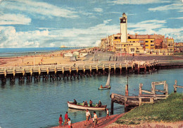 BELGIQUE - Blankenberge - Entrée Du Port Et La Phare - Colorisé - Carte Postale - Blankenberge