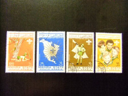 MAHRA  ARABIA DU SUD 1967  YVERT  3 FU 4 SELLOS SCOUTISME  / SCOUT - Used Stamps