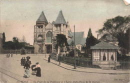 FRANCE - Le Mans - La Place De La Préfecture Et L'église Notre-Dame De La Couture - Colorisé - Carte Postale Ancienne - Le Mans