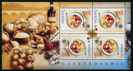 HUNGARY 2005 Europa: Gastronomy Block MNH / **.  Michel Block 298 - Blokken & Velletjes