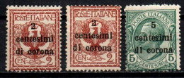 1919 - Italia - Trento E Trieste 2 X 2 + 3 Soprastampati  ------- - Trente & Trieste