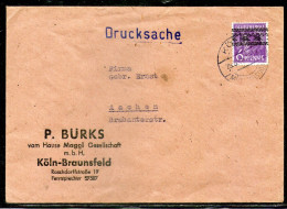 Germany,Letter Cancel:Koeln,25.06.1948 To Aachen As Scan - Cartas & Documentos