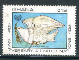 GHANA- Y&T N°892- Oblitéré (colombe) - Ghana (1957-...)