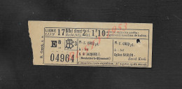 BELGIQUE TICKET DE TRANSPORT 2e CLASSE R A T P METRO OU BUS ? : - 1914-18