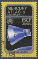 Hongrie - Hungary - Ungarn Poste Aérienne 1975 Y&T N°PA378 - Michel N°F3047 (o) - 60fi Mercury Atlas 5 - Usado