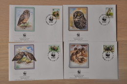 205 ++ FDC WWF WNF WERELD NATUUR FONDS ++ ARUBA UIL OWL VOGEL BIRD - Andere & Zonder Classificatie