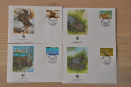 206 ++ FDC WWF WNF WERELD NATUUR FONDS ++ PALAU KROKODIL CROCODILE - Andere & Zonder Classificatie