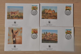 210 ++ FDC WWF WNF WERELD NATUUR FONDS ++ SUDAN EZEL DONKEY - Andere & Zonder Classificatie