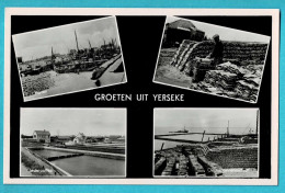 * Yerseke (Zeeland - Nederland) * (nr 21 - E 341) Groeten Uit Yerseke, Bonjour De, Oesterputten, Oesterpannen Cultuur - Yerseke