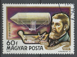 Hongrie - Hungary - Ungarn Poste Aérienne 1977 Y&T N°PA401 - Michel N°F3231 (o) - 60fi D Schwarz - Used Stamps