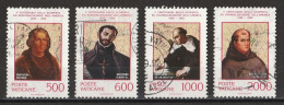 Vatican 1992 : Timbres Yvert & Tellier N° 919 - 920 - 922 Et 923 Oblitérés. - Usados