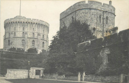 WINDSOR - Le Château, La Tour Ronde, Carte Photo Vers 1900. - Windsor Castle