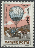 Hongrie - Hungary - Ungarn Poste Aérienne 1983 Y&T N°PA452 - Michel N°F3602 (o) - 2fo Course Entre Un Ballon Et Une Voit - Usado
