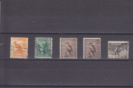 AUSTRALIA - O / FINE CANCELLED - 1942/1944 - FAUNA - Yv. 110A, 114A, 116A, 117A -  Mi. 137C, 144C, 146C, 147C - Used Stamps