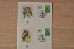 217 ++ FDC WWF WNF WERELD NATUUR FONDS ++ AUSTRIA VOGELS BIRDS - Other & Unclassified