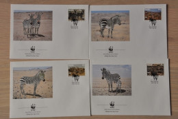 222 ++ FDC WWF WNF WERELD NATUUR FONDS ++ NAMIBIA ZEBRA - Andere & Zonder Classificatie