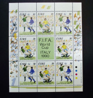 Ireland - Irelande - Eire - 1990  Y&T N° 715 / 716  ( 8 Val.) Football Worldcup Italia - Sports -  MNH - Postfris - Neufs