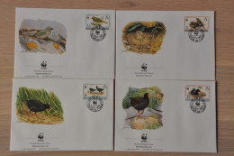 227 ++ FDC WWF WNF WERELD NATUUR FONDS ++ TRISTAN DA CUNHA VOGELS BIRDS - Andere & Zonder Classificatie