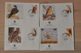 228 ++ FDC WWF WNF WERELD NATUUR FONDS ++ MALTA VOGELS BIRDS - Altri & Non Classificati