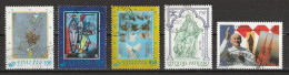 Vatican 1995 : Timbres Yvert & Tellier N° 1015 - 1016 - 1017 - 1021 Et 1023 Oblitérés - Usati