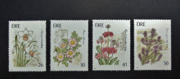 Ireland - Irelande - Eire - 1990 Y&T N° 732 / 735 ( 4 Val.) Flora - Garden Flowers - Bloemen - Fleurs - MNH - Postfris - Neufs