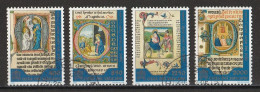 Vatican 1995 : Timbres Yvert & Tellier N° 1025 - 1026 - 1027 Et 1028 Oblitérés - Usati