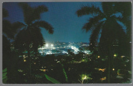 (PAN) CP FF-604-Night Scene Of Panama City .unused - Panama