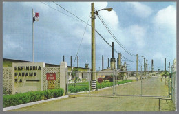(PAN) CP FF-556-Entrance To The Refineria Panama In Las Minas Bay,Province Of Colon.unused - Panama