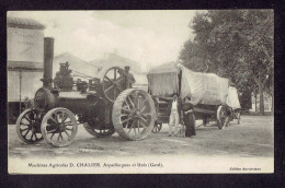 CPA DPT 30 - GARD - MACHINES AGRICOLES D. CHALIER - ARPAILLARGUES ET UZES - Tracteurs