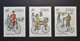 Ireland - Irelande - Eire - 1991 Y&T N° 749 / 751 ( 3 Val.) - Transport - The Bicycle - Fiets - History - MNH - Postfris - Neufs