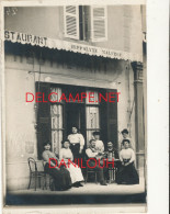 COMMERCE // CARTE PHOTO / RESTAURANT HIPPOLYTE MALFROY  / DEVANTURE ANIMEE - Restaurantes