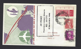 POSTE AÉRIENNE AVION AVIATION  1963 RIO MADRID 1ère LIAISON - 1960-.... Brieven & Documenten