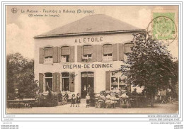 HALANZY ..--  Maison FRONTIERE . 1908 Vers GRANCEY - LE - CHATEAU ( Mme LABBE ) .  Voir Verso . - Aubange